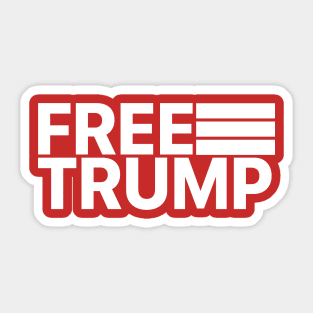 free trump Sticker